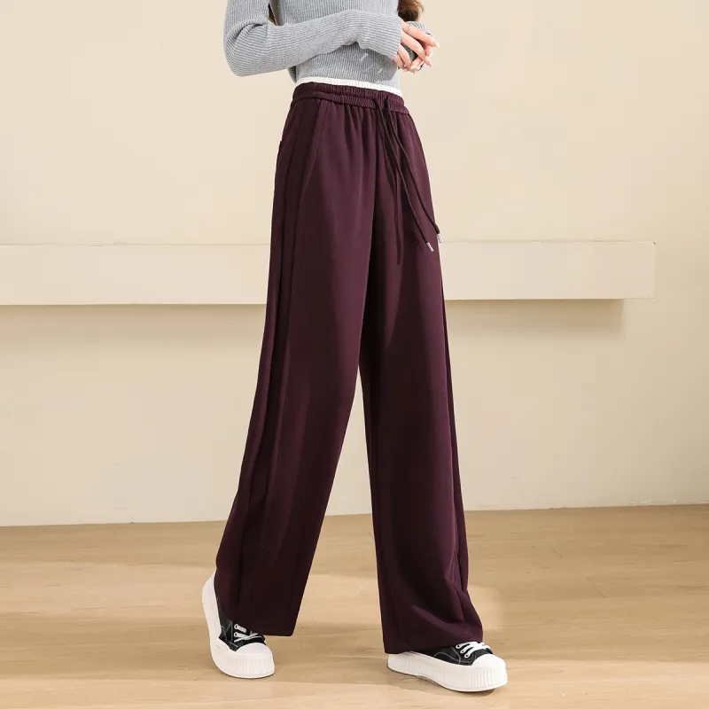 TERRE BLEUE Casual Pants Women's Dark Purple-3