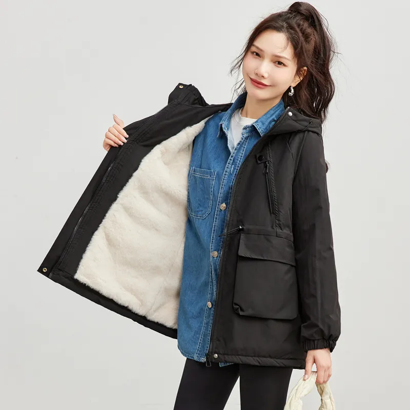 TERRE BLEUE Puffer Jacket Women's Black-1