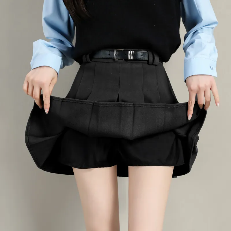 TERRE BLEUE Casual Short Skirts Women's Gray-6
