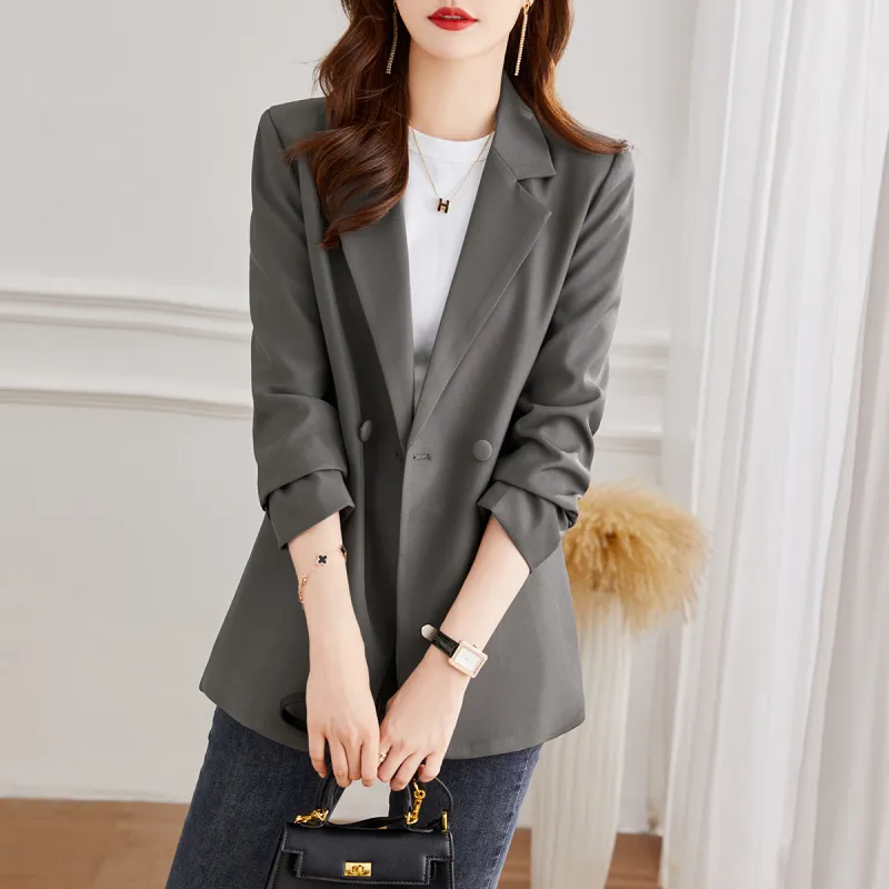 TERRE BLEUE Business Suit Women's Gray-3