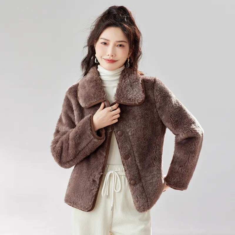 TERRE BLEUE Velvet feel Coat Women's-10