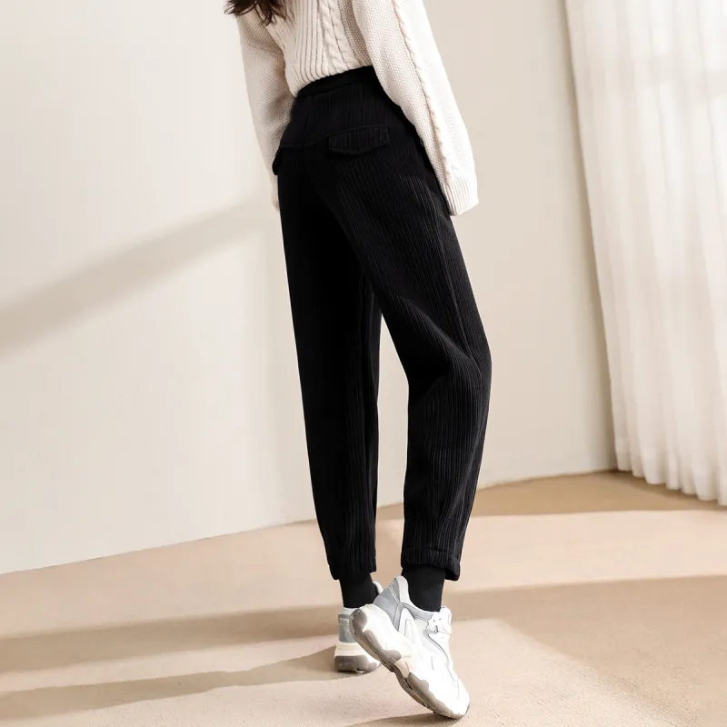TERRE BLEUE Casual Pants Women's Black-2