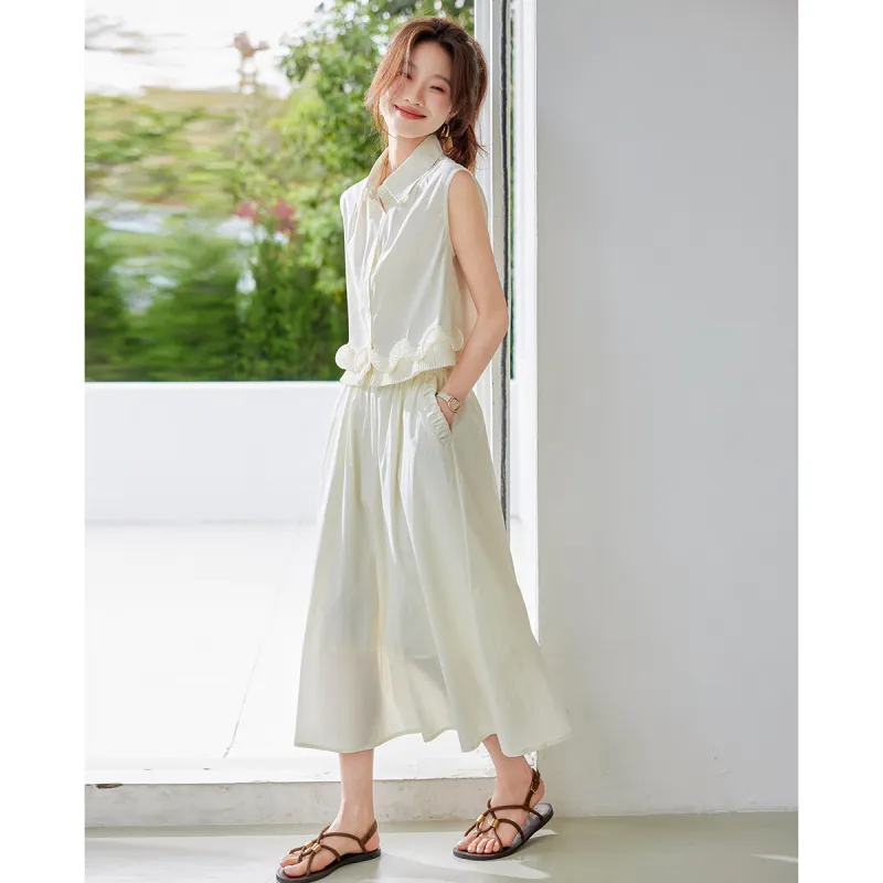 TERRE BLEUE Two Piece Skirt Sets Women's-10