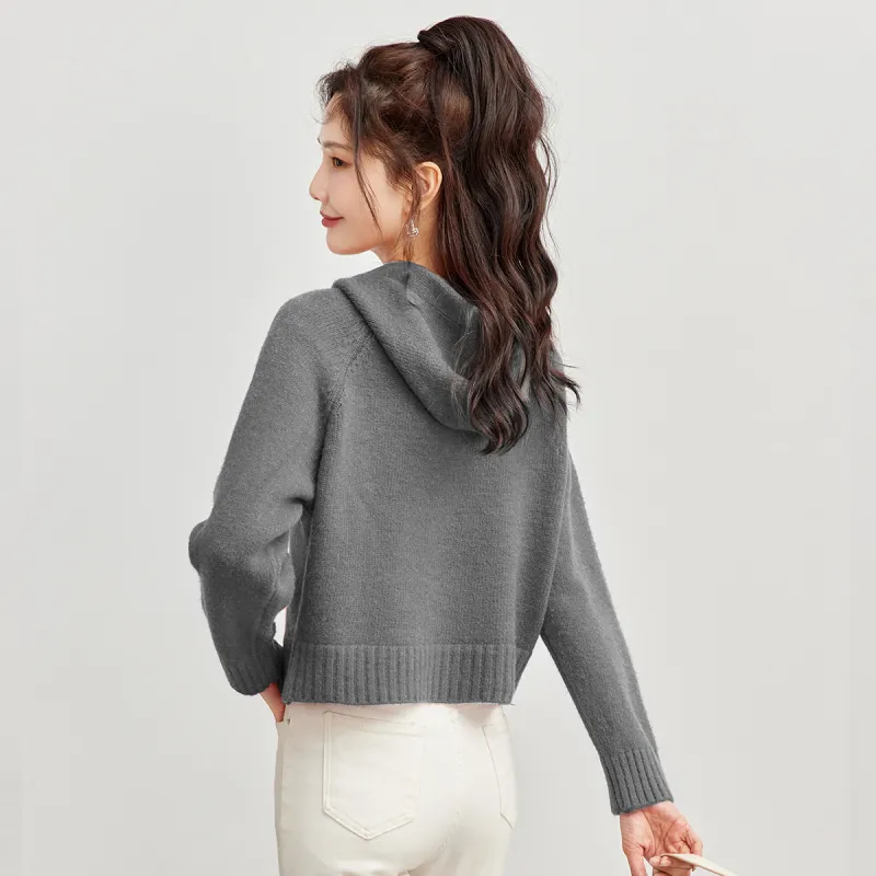 TERRE BLEUE Sweater Women's Gray-7