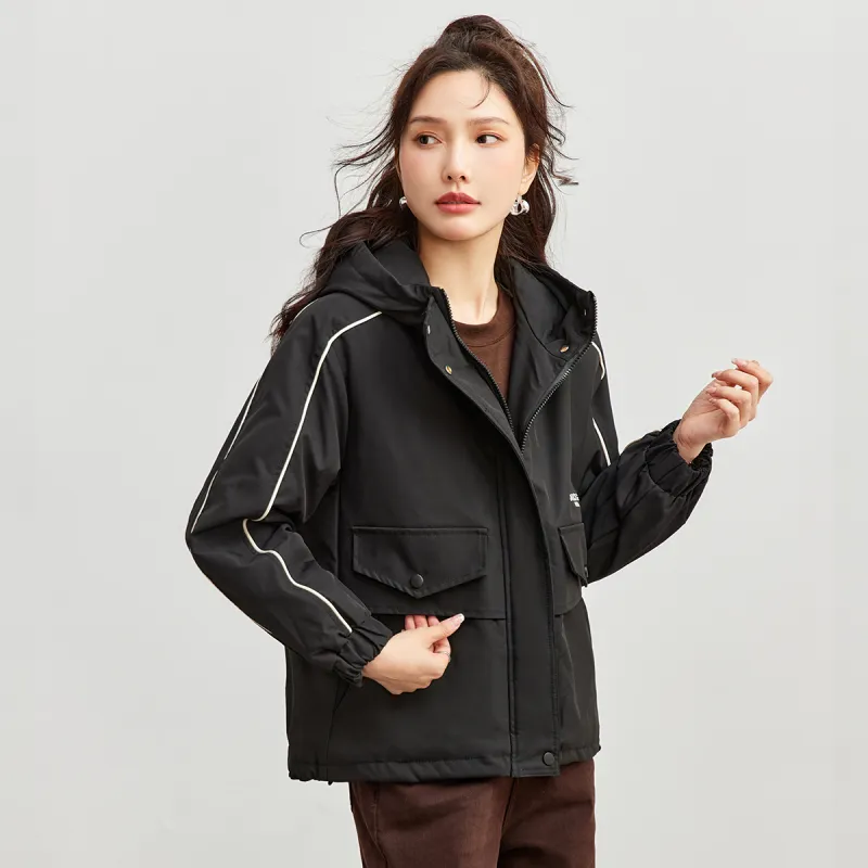 TERRE BLEUE Puffer Jacket Women's Black-5