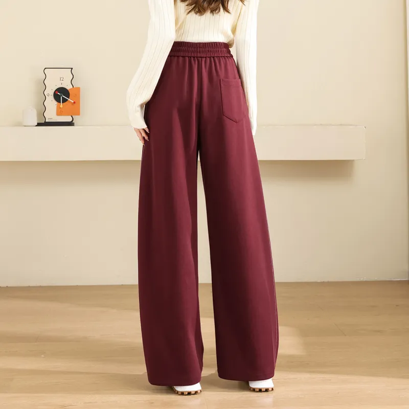TERRE BLEUE Casual Pants Women's Burgundy-7