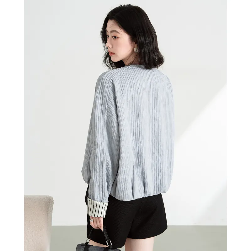 TERRE BLEUE Cropped Coat Women's-3