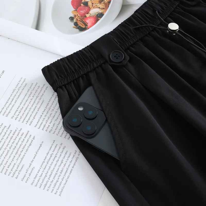 TERRE BLEUE Summer Casual Shorts Loose Fit Women's-2