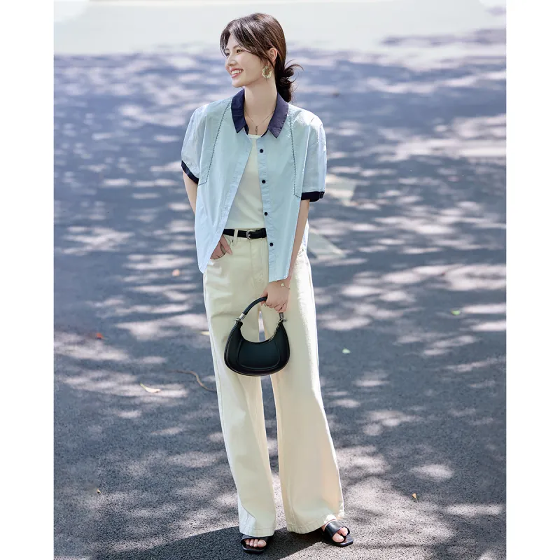 TERRE BLEUE Shirts Women's-6