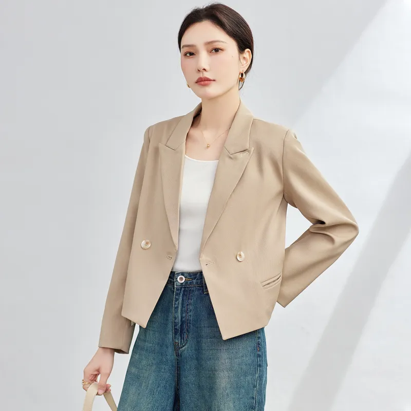 TERRE BLEUE Business Suit Women's Khaki-4