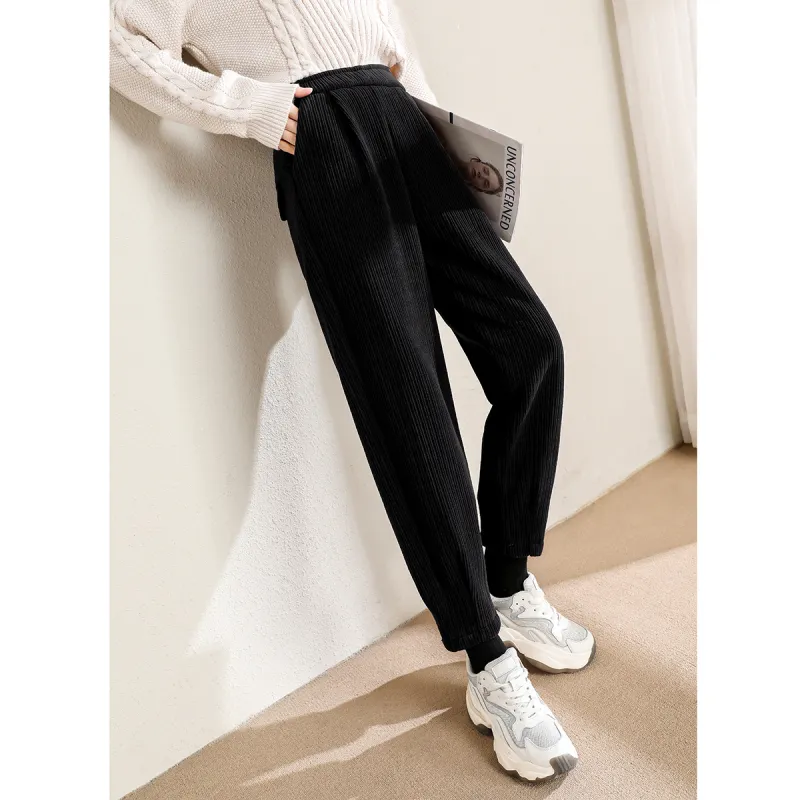 TERRE BLEUE Casual Pants Women's Black-1