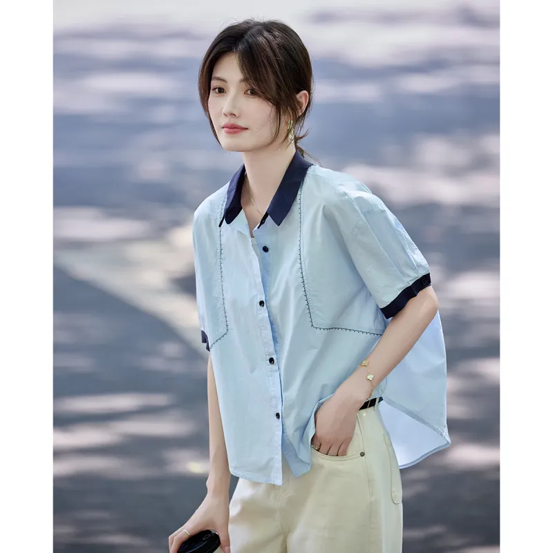 TERRE BLEUE Shirts Women's-8