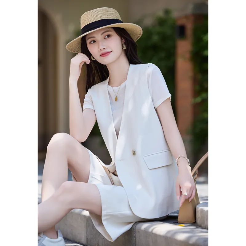 TERRE BLEUE Casual Suit Loose Fit Women's-12