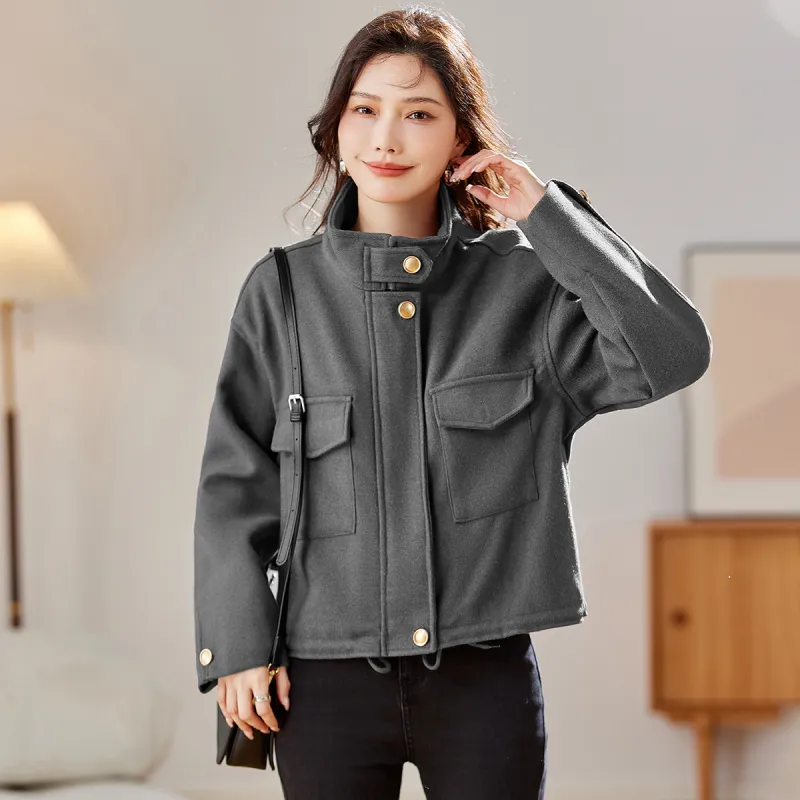 TERRE BLEUE Puffer Jacket Women's Gray-4