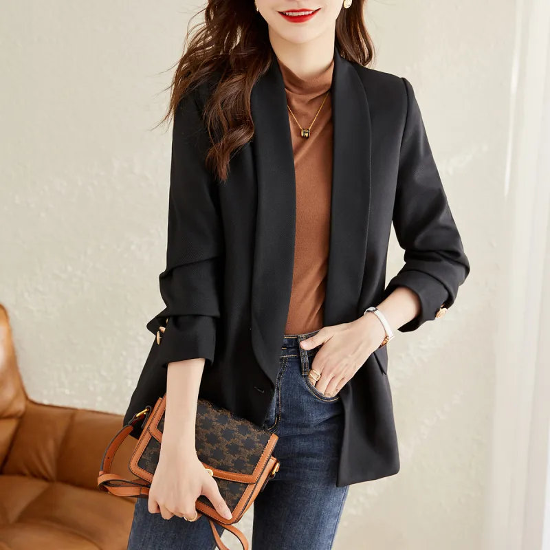 TERRE BLEUE Business Suit Women's Khaki-7