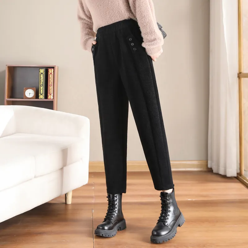 TERRE BLEUE Casual Pants Women's Black-7