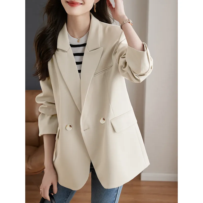 TERRE BLEUE Business Suit Women's Khaki-16