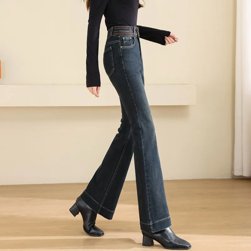 TERRE BLEUE Jeans Women's Dark Blue-3