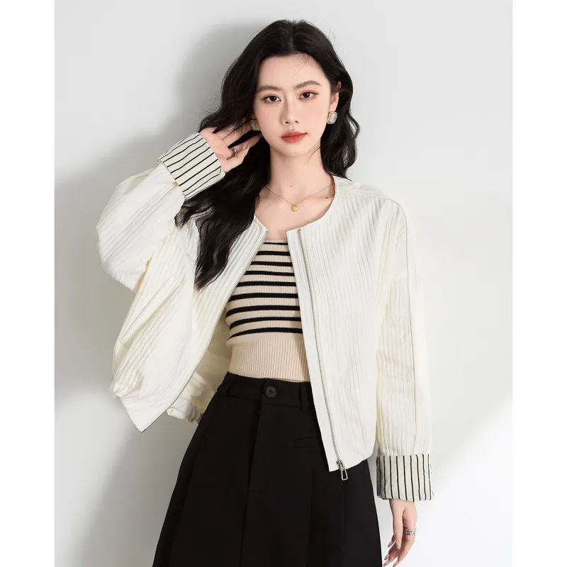 TERRE BLEUE Cropped Coat Women's-1