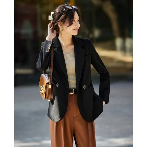 TERRE BLEUE Spring Fall Business Suit Loose Fit Women's