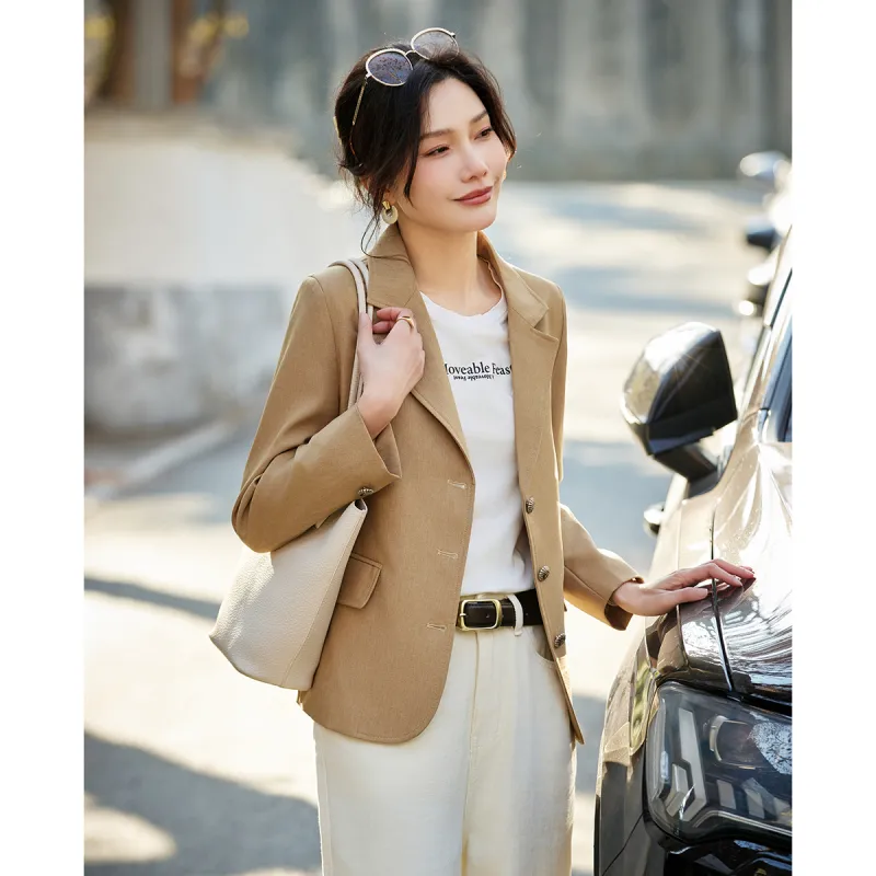 TERRE BLEUE Spring Fall Business Suit Loose Fit Women's-10