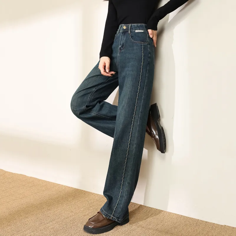 TERRE BLEUE Jeans Women's Dark Blue-6