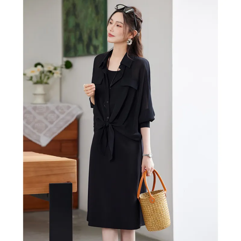 TERRE BLEUE Two Piece Skirt Sets Women's-8