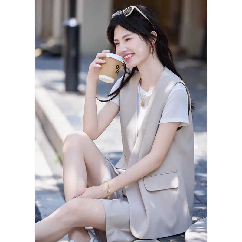 TERRE BLEUE Casual Suit Loose Fit Women's-18