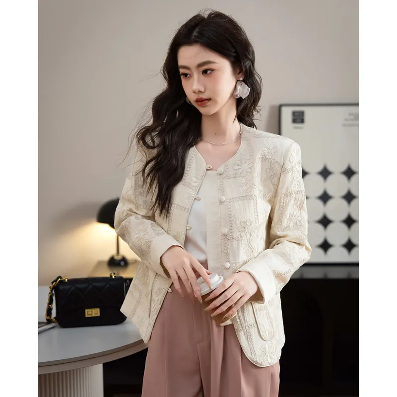 TERRE BLEUE Cropped Coat Women's-2