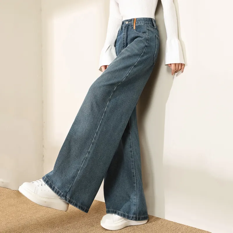 TERRE BLEUE Jeans Women's Dark Blue-3