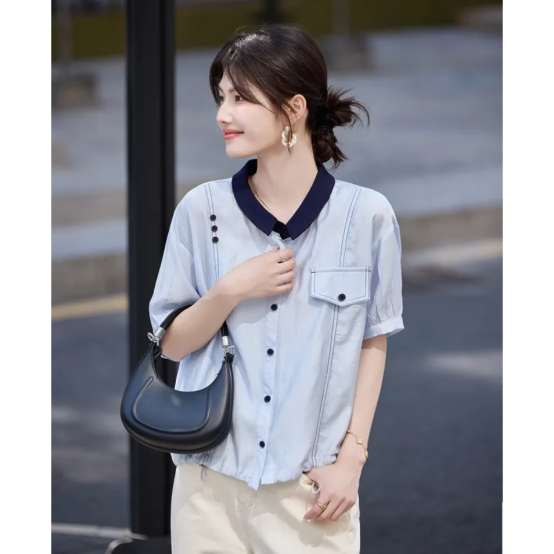 TERRE BLEUE Shirts Women's-6