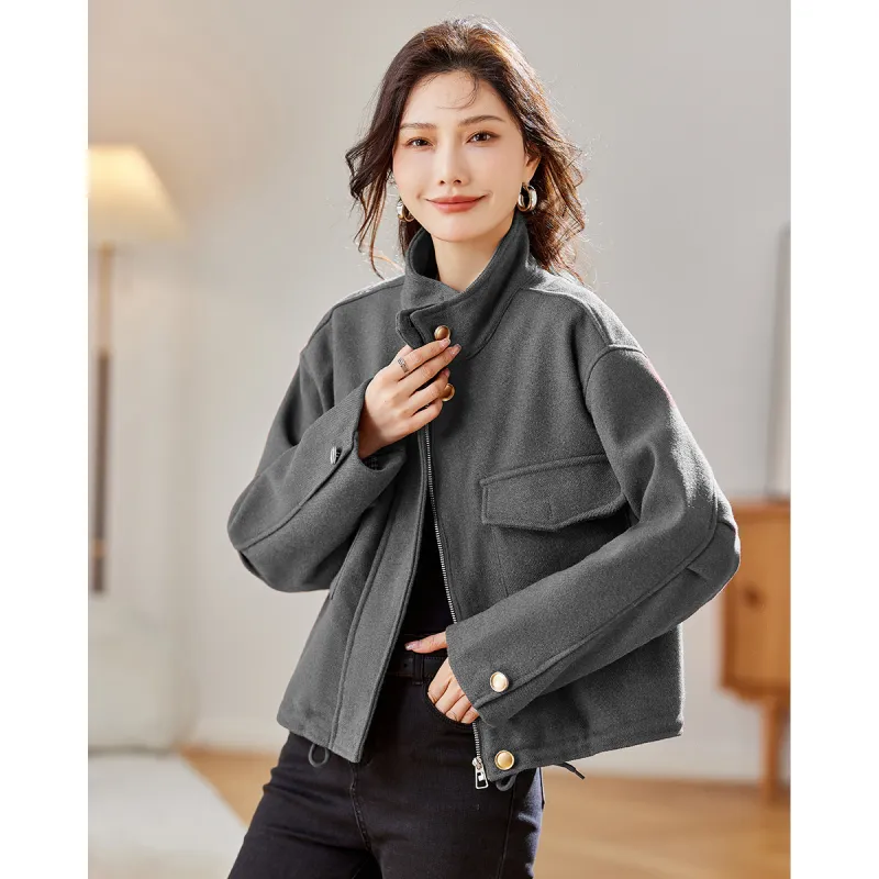 TERRE BLEUE Puffer Jacket Women's Gray-3