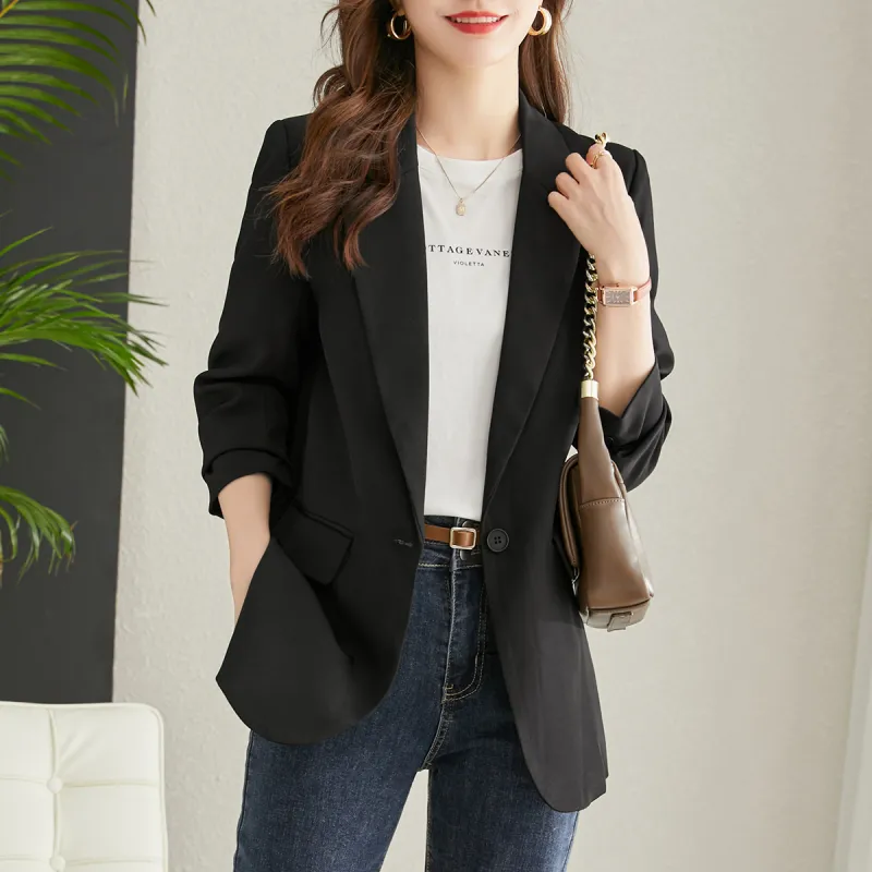 TERRE BLEUE Business Suit Women's Beige-8