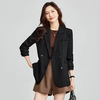 TERRE BLEUE Spring Fall Business Suit Loose Fit Women's