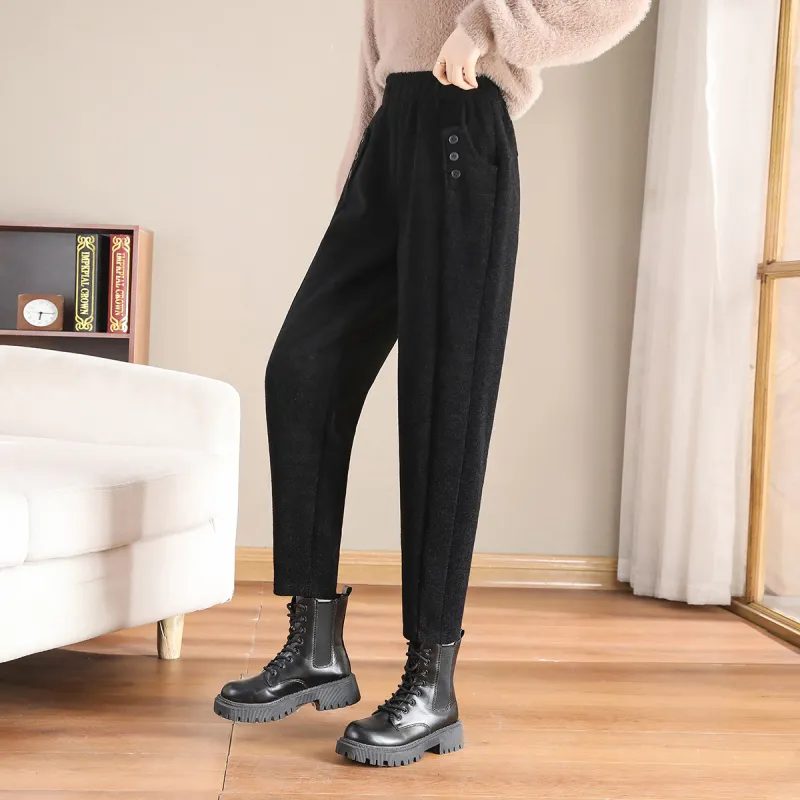 TERRE BLEUE Casual Pants Women's Black-5