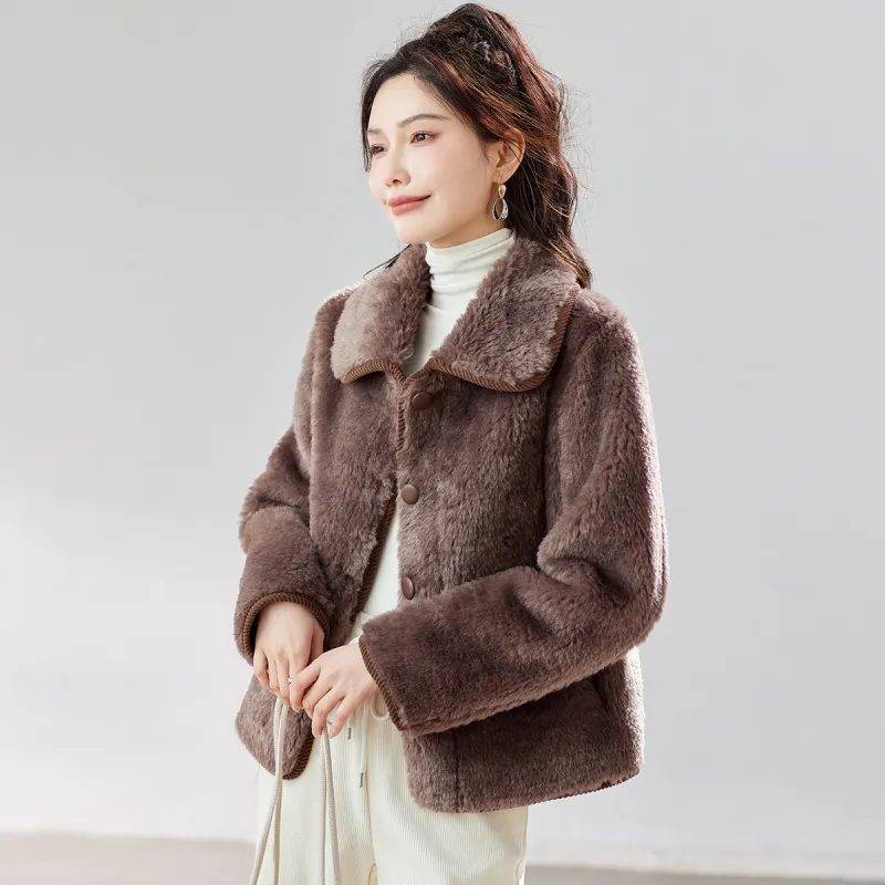TERRE BLEUE Velvet feel Coat Women's-9