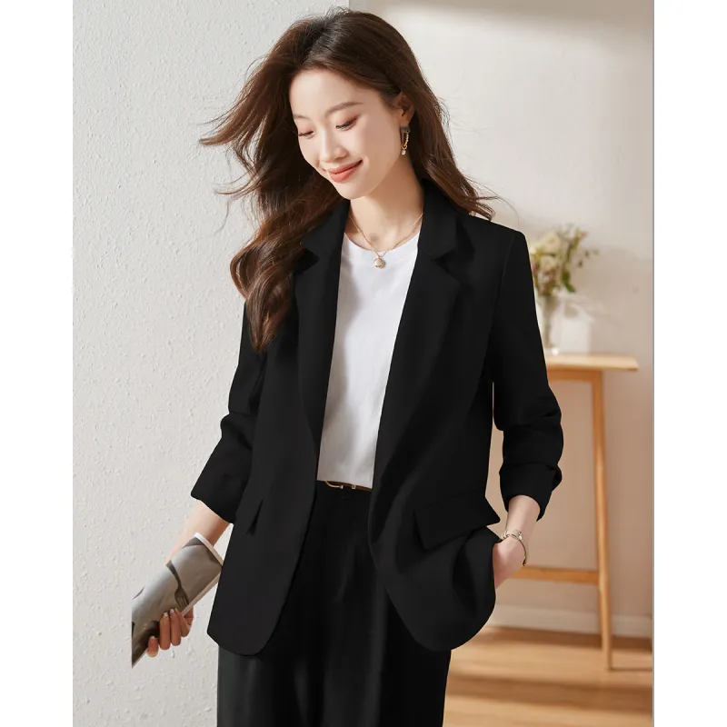 TERRE BLEUE Business Suit Women's Black-4