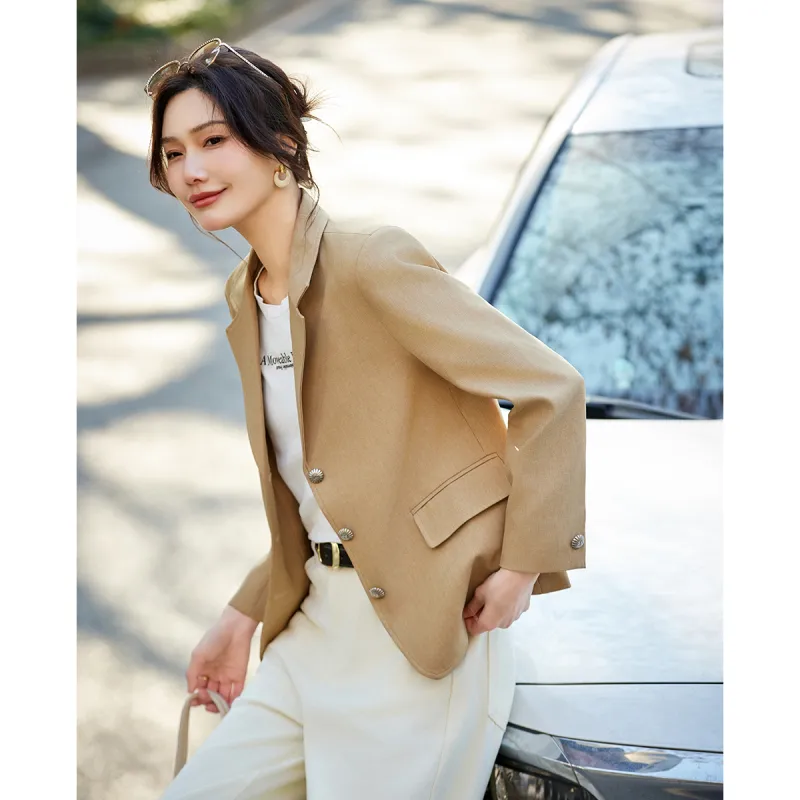 TERRE BLEUE Spring Fall Business Suit Loose Fit Women's-11