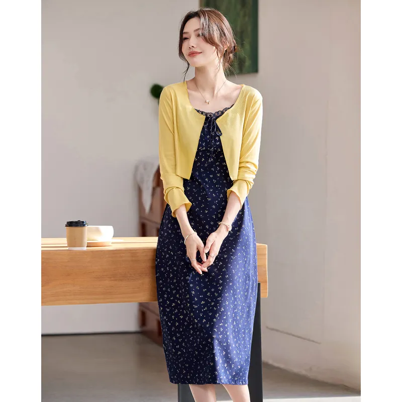 TERRE BLEUE Two Piece Skirt Sets Women's-13