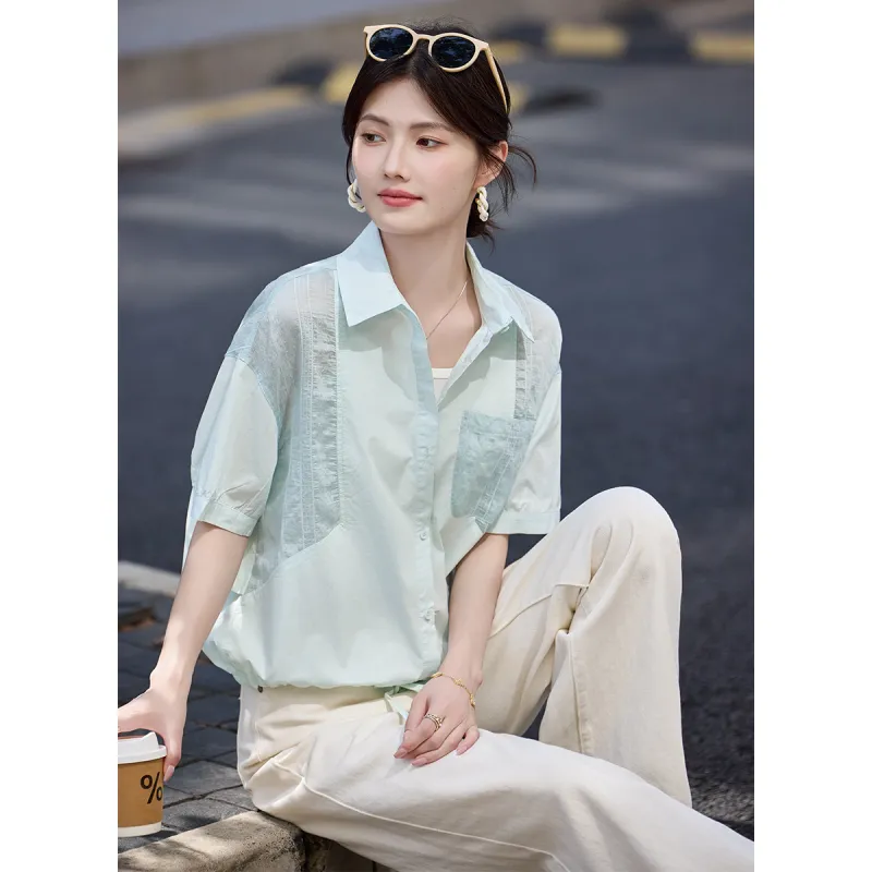 TERRE BLEUE Shirts Women's-6