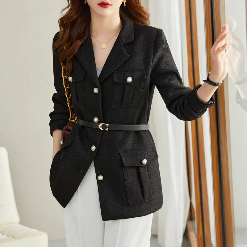 TERRE BLEUE Business Suit Women's Black-5