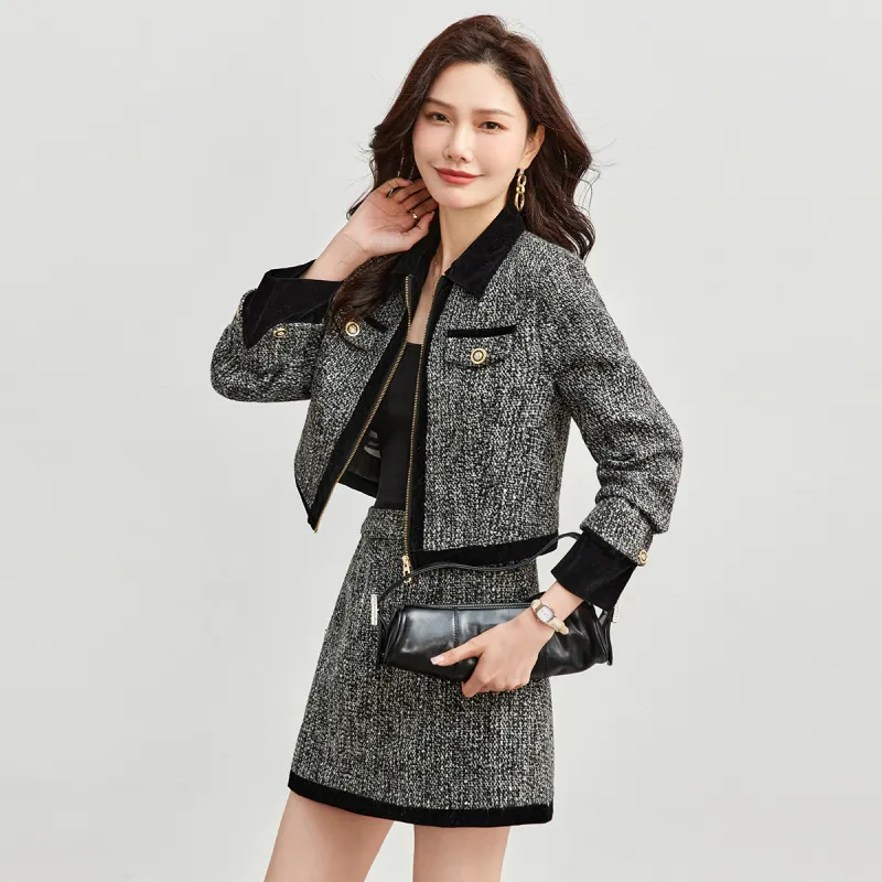 TERRE BLEUE Skirt Set Women's Black-1
