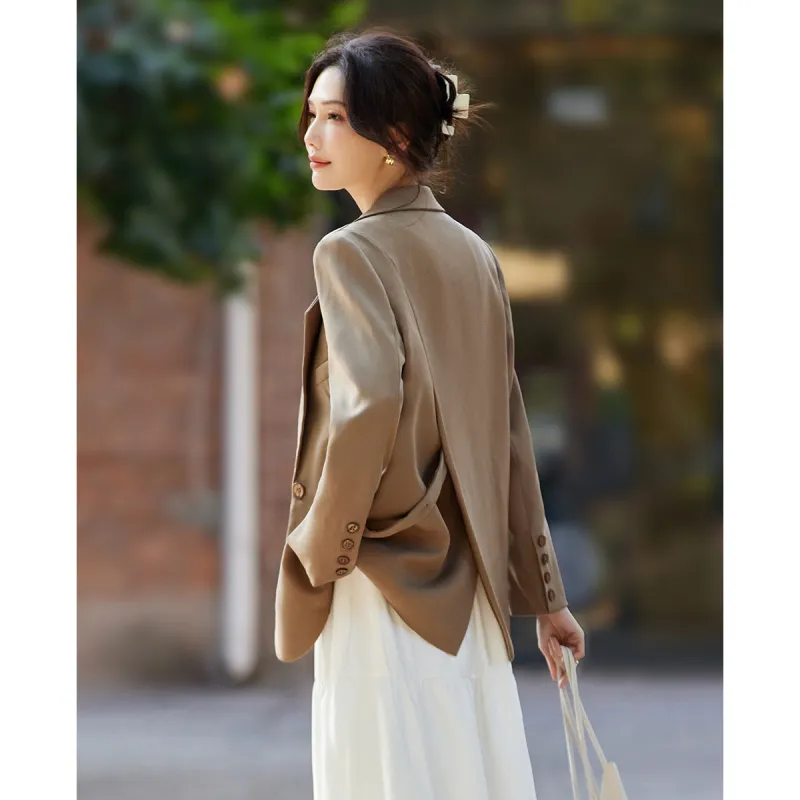 TERRE BLEUE Spring Fall Business Suit Loose Fit Women's-12