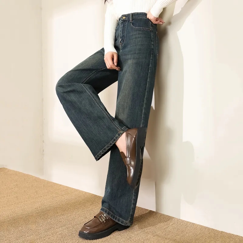 TERRE BLEUE Jeans Women's Dark Blue-3