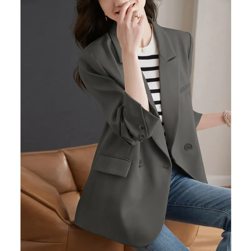 TERRE BLEUE Business Suit Women's Khaki-9