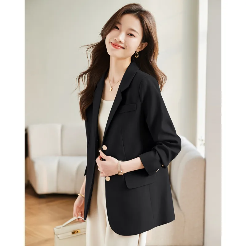 TERRE BLEUE Business Suit Women's Black-4