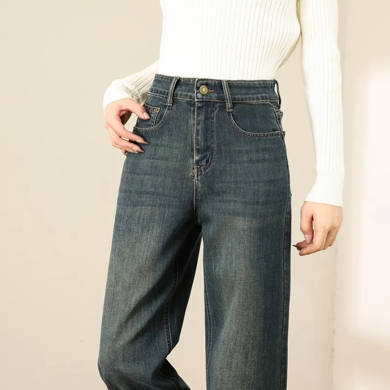 TERRE BLEUE Jeans Women's Dark Blue-6