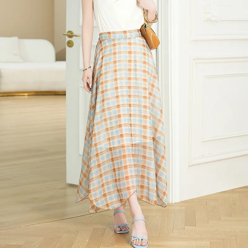 TERRE BLEUE Casual Long Skirt Women's-1