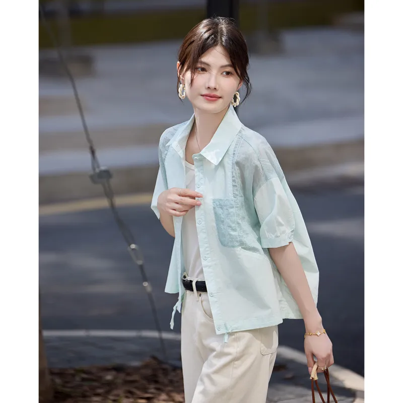TERRE BLEUE Shirts Women's-5