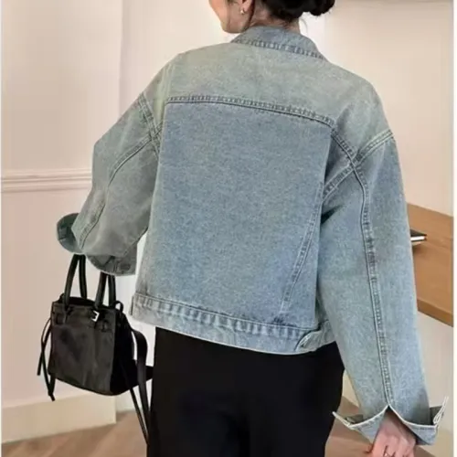 TERRE BLEUE Denim Jacket Women's Blue